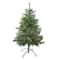 4ft. Pre-Lit Mixed Cashmere Pine Artificial Christmas Tree, Multicolor Lights